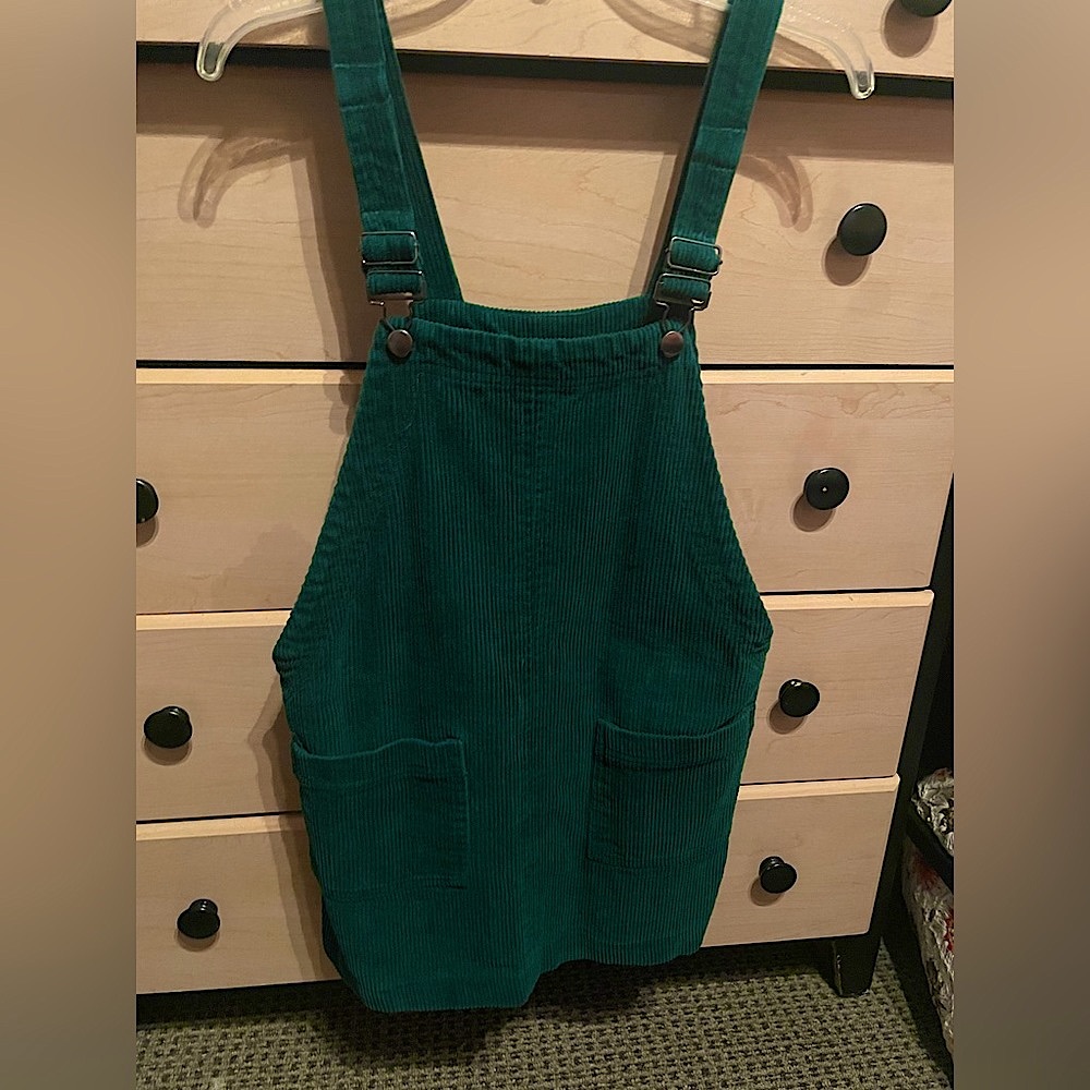 Corduroy Overall Dress